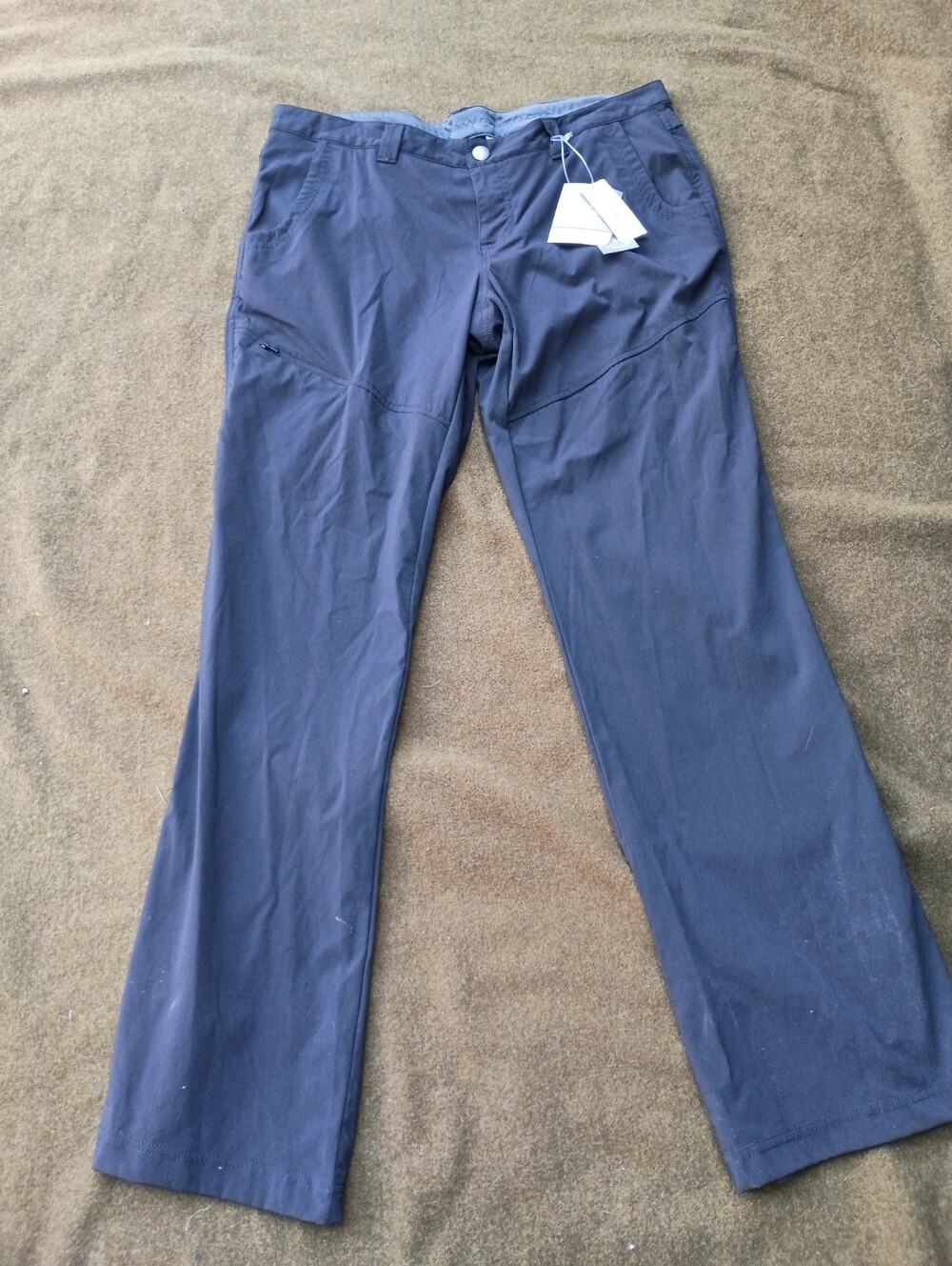 Eddie Bauer Travex Convertible Roll Up Hiking Pant Women's 10 Black Stretch Camp